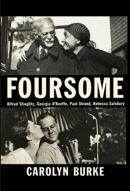 Book Cover, Foursome, Alfred Stieglitz, Georgia O'Keefe, Paul Strand, Rebecca Salsbury