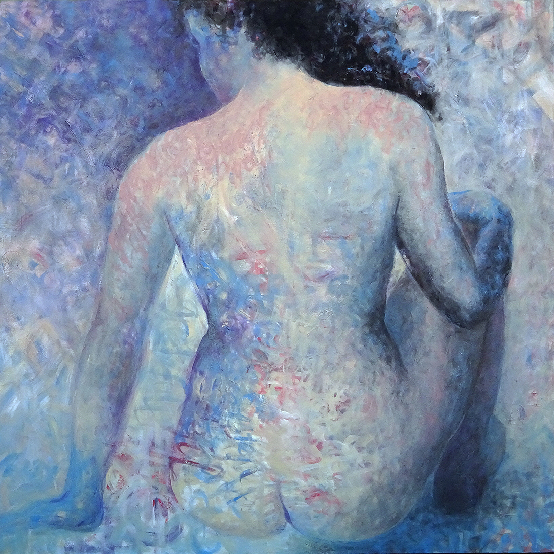 back of nude figure