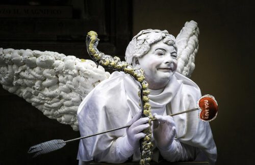 cupid statue