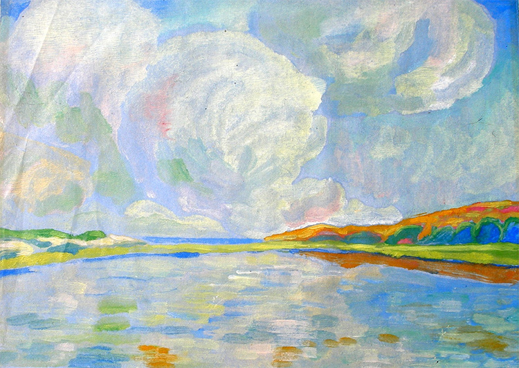 painting of Lake George