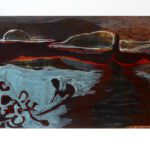 Alyne_T_2_StoneRain_FiberglassVarnishPigment_3'x7'