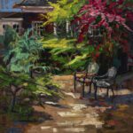 Cottage Garden plein air for NAWA