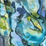 Origin Story, 2023, oil paper panel 24x18in.