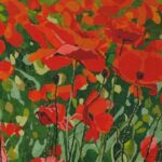 Tomaino_Leah_Poppies_Recycled_Brown_Bags_&_Acrylic_Collage_on_Canvas_25x37_2013_$9,000.00jpg