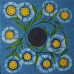 pending 5 Oil on canvas seed beads