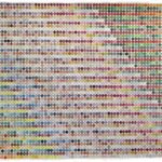 target 5                     watercolor, colored pencil on paper                        26 x 40