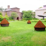 11_millermccue_Haystacks in the Field, No.1_steel wool on steel armature_(1)84x100x100;(2)60x71x71