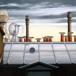 6. Ebullient Ensemble (Paris Rooftops), oil on canvas, 36 x 48