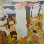 Leni_Paquet-Morante_Rock_Brook_Shallow_acrylic_on_canvas_48x48_2023