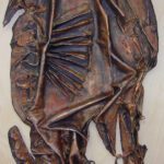 Richey_Cheryl_Off the Wall 3_acrylic collage on cut canvas_29x16x2_650