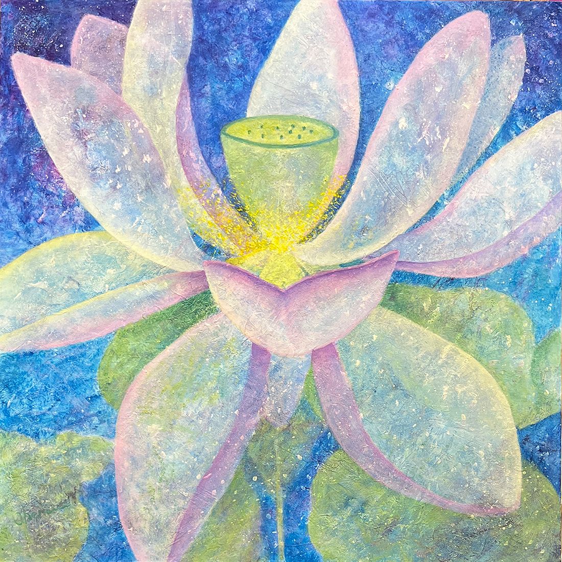 Mary Ahern<br><em>Cosmic White Lotus</em>