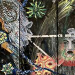 I am the Creator, I am Woman-mixed media_triptych