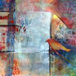 The Secret Life of Birds, 28x36, Watermedia