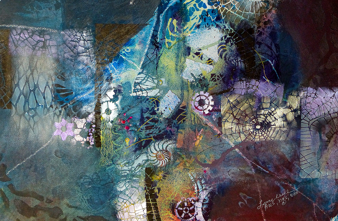 Dreamweavers, 21x28, Watermedia