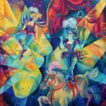 Life Is a Circus, oil on canvas, 16''x20''