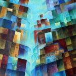 Manhattan. Shamanic Vision, oil on canvas, 40''x30''