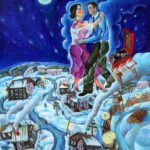 Russian Roulette, oil on canvas, 40''x30''