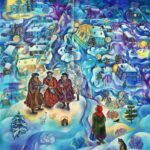 Way of Magi, oil on canvas, 30''x24''