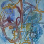 Aerial View a/c 27" x 26"