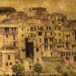 Corniglia image transfer gold leaf
