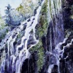 KSFitzgerald_Proxy Falls_watercolor on Yupo_24x30_$750