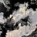 Zalisko, P_Abstracted Memories_triptych, 40x45 inches unframed, collage with papers, acrylic on board