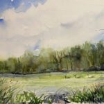 Audubon Sanctuary Blue Sky 3 Geese