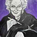 Bertrand_Sandra_Margaret Atwood_acrylic_21x17_$600