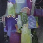 Cultured_Acrylic Paint and Mixed Media_30hx22wjpg