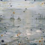 Law_Jill_The Beginning and the End_48x36 oil on silver leaf