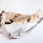 Night Boat for Joe 30%22x9%22x15%22mixed media