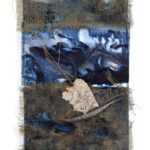 Night Crossing 25%22x14%22x2%22 mixed media on canvas