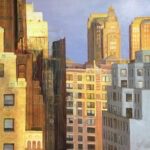 Ziegler_Jessica_ Sunset Skyline_Oil_16x16_950