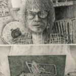 self portrait in studio