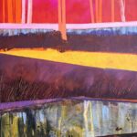 At The Pond 36x24 acrylic