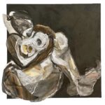 Hamrick_Leslie_Finding Space_collage on canvas with graphite_20x21_$1000