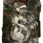 Hamrick_Leslie_The Nest_mixed media collage with charcoal and graphite_28x25in_$2250_collage