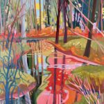 Lebenzon_Suzette_Bewitching. Walk in Cedar Swamp_oil_.24x24x2_ Painting_$980