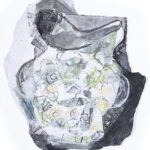 Leslie Hamrick, mo tobar, 2023, mixed media collage, 21 x 19 in