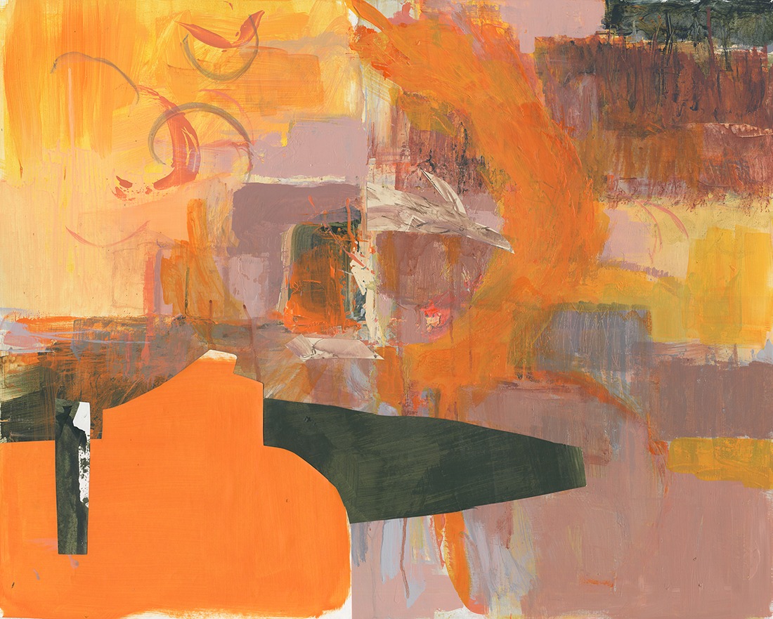 Lawlor_Veronica_Crossing_Fires_Acrylic_with_Collage_on_Wood_24%22x30%22x1%22