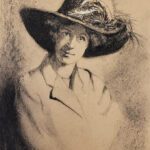 Hoffer_Woman with Big Hat_Charcoal_900px_72dpi