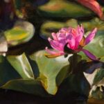 Water Lilies XXIV_oil on panel_16" x 24"