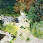 FINEBERG-Pundak Ein Karem-29X20-acrylic on wood