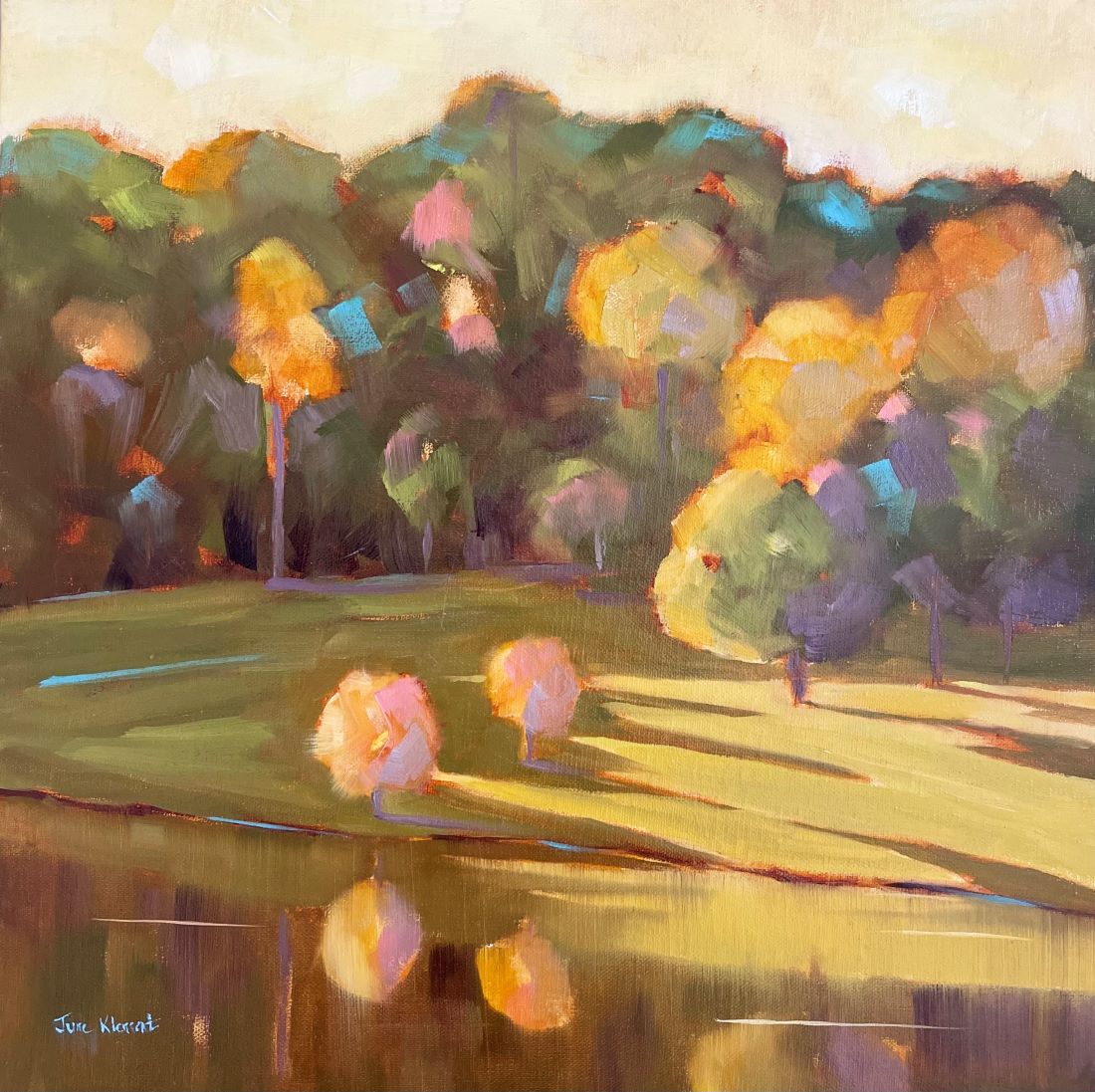 Klement_ June_ Luminous Evening_oil_12x12_painting_1000USD