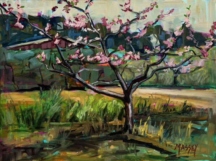 Springtime Orchard by Marie Massey