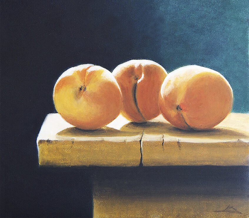 3 Peaches by Marny Lawton