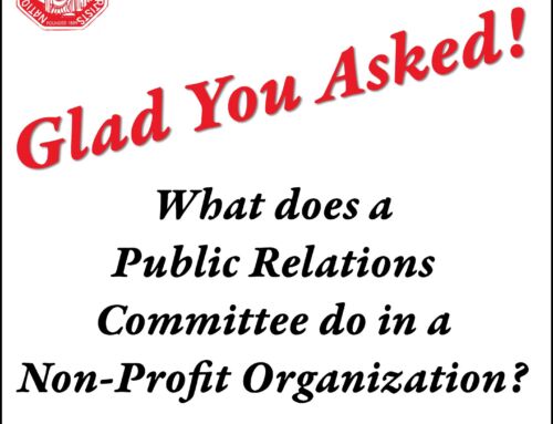 Glad You Asked: This is What a Public Relations Committee Does in a Non-Profit Organization