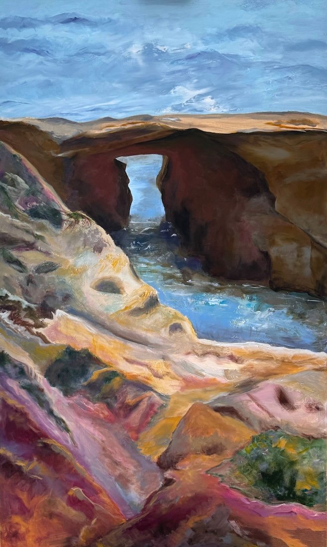 Patrice Boyes (FL)<br><em>First Contact: Sunset Cliffs, La Jolla</em>, 2024<br>