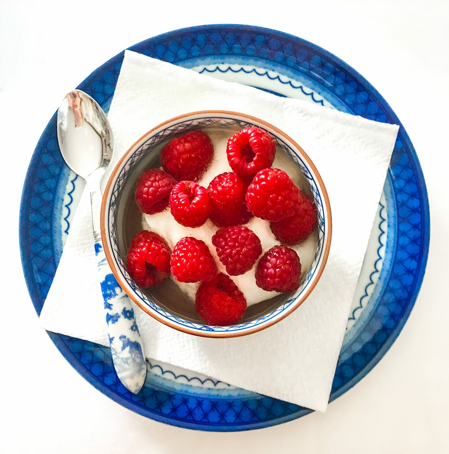 Fresh Cream & Raspberries