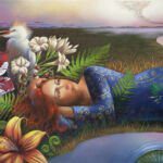 RESONANT GATHERING_Acrylic on canvas_30x44